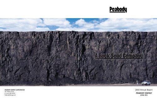 PERIOD ENDED DECEMBER 31, 2003 Annual ... - Peabody Energy