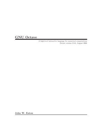 GNU Octave - ntnu.no