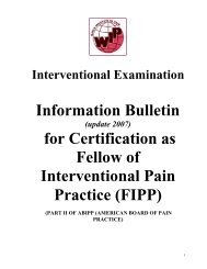 FIPP Information Bulleti Memphis 2008 - World Institute of Pain