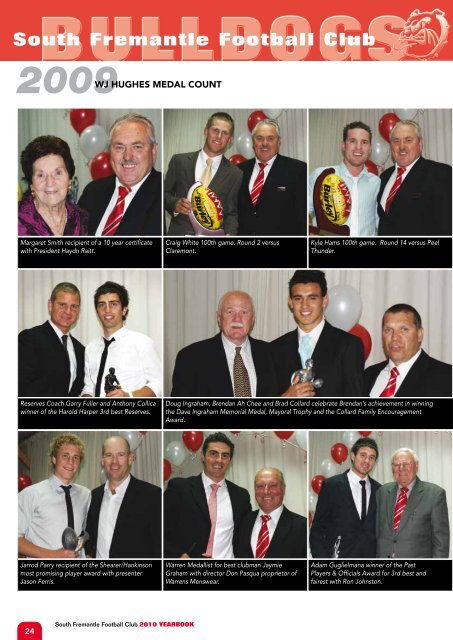 2010 YEARBOOK 2010 YEARBOOK - South Fremantle Football Club