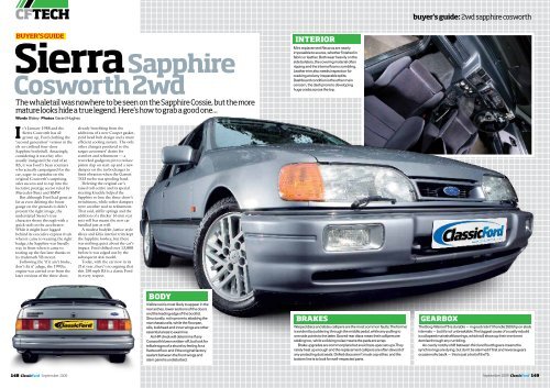 Sierra Sapphire Cosworth 2wd - Classic Ford