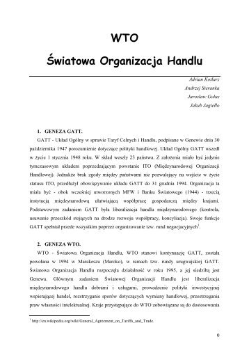 Światowa Organizacja Handlu