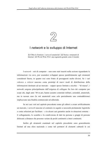 I network e lo sviluppo di Internet - Sergio Maistrello