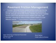 Pavement Friction Management