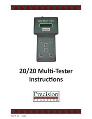 20/20 Multi-Tester Instructions - Precision Planting