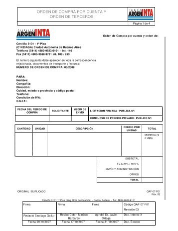 GAF-07-F01 Orden de Compra Terceros Rev 03.pdf - FundaciÃ³n ...