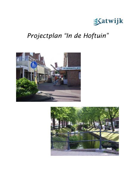 Ontwerp stedenbouwkundige visie In de Hoftuin ... - Gemeente Katwijk