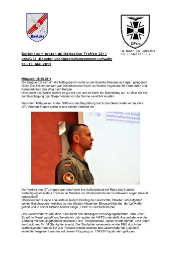 bericht-norvenich-2011 - Re-Union der Luftwaffe der Bundeswehr eV