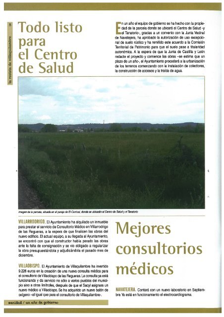 la revista de - Ayuntamiento de Villaquilambre