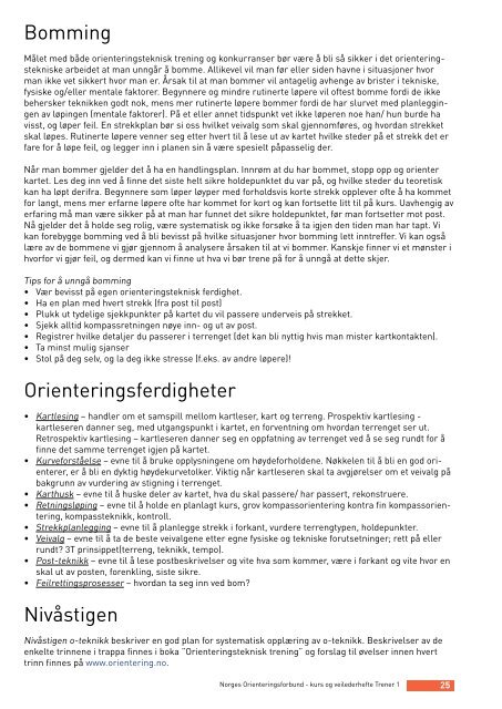 NOF Trener 1 kurs og veilederhefte.pdf - Norges orienteringsforbund