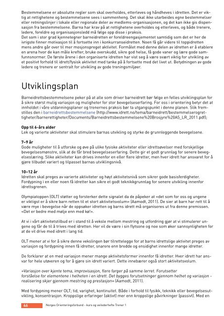 NOF Trener 1 kurs og veilederhefte.pdf - Norges orienteringsforbund