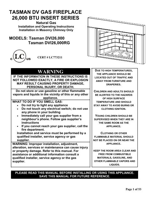 Chimney Liner Btu Chart