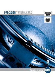 PRECISION TRANSDUCERS - Oktava