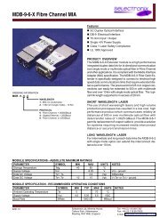 MDB-9-6-X Fibre Channel MIA - Selectronix