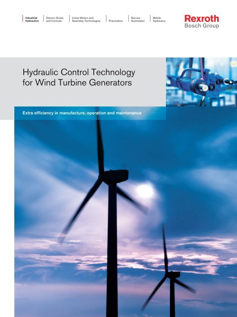 Hydraulic Control Technology for Wind Turbine ... - Bosch Rexroth