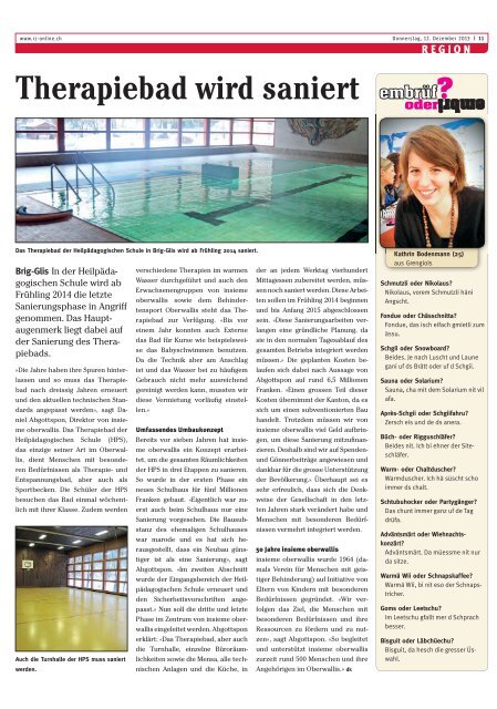 Download ePaper als PDF - Regional-Zeitung RZ