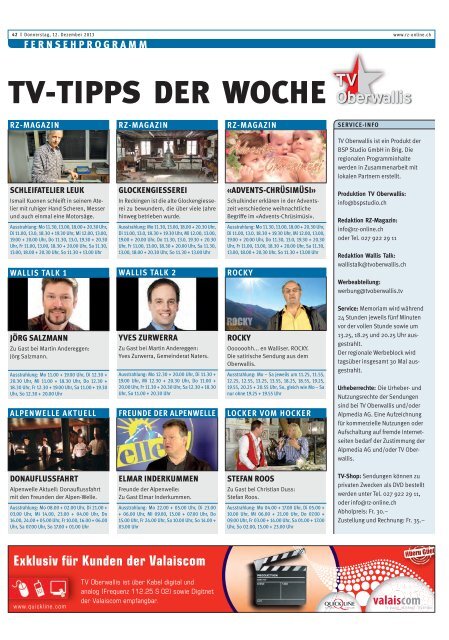 Download ePaper als PDF - Regional-Zeitung RZ