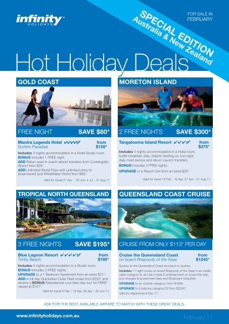 y Hot Holiday Deals - Flight Centre Limited
