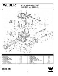 Carburateur Weber 32/36 DFEV - Réf 22680.070 - Double Corps - Choke électrique - Neuf En Boîte