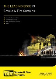 THE LEADING EDGE IN Smoke & Fire Curtains - Energy International