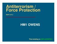 Antiterrorism / Force Protection