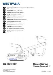 332 246 600 001 Nissan Qashqai Nissan Qashqai +2 - Westfalia