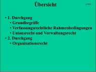 2. Durchgang - Institut fÃ¼r Staats- und Verwaltungsrecht