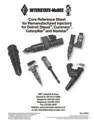 Core Return Catalog - Interstate McBee