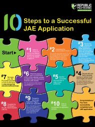 Steps to a Successful JAE Application - Bedok View Secondary School