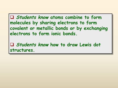 Covalent Bonding