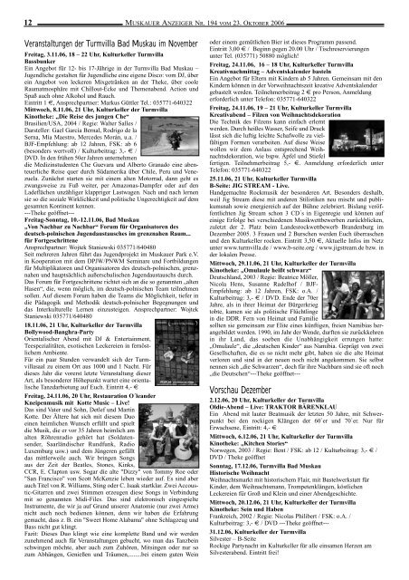 Reformationstag 31.10.2006 - Bad Muskau