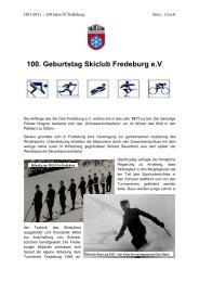 100. Geburtstag Skiclub Fredeburg eV.