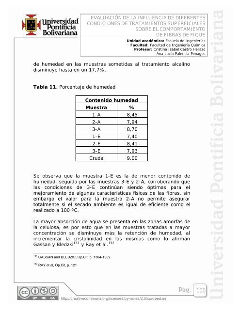 EVALUACIÃN DE LA INFLUENCIA DE DIFERENTES ... - EAV