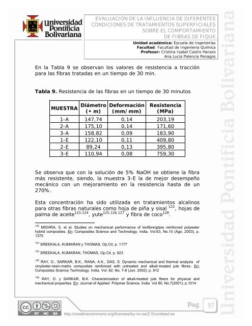 EVALUACIÃN DE LA INFLUENCIA DE DIFERENTES ... - EAV