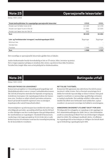 Ãrsrapport 2012 - Beerenberg
