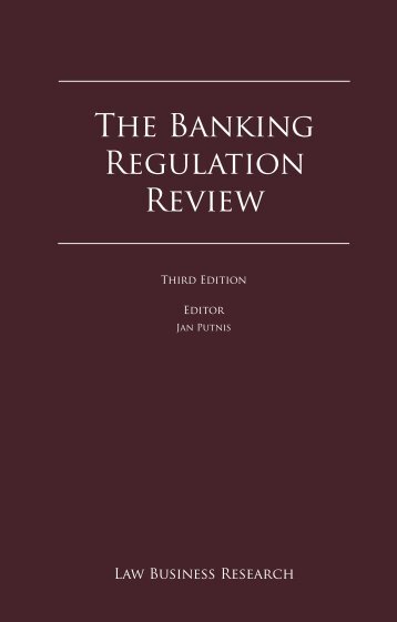 The Banking Regulation Review - CMS RuÅ¾iÄka Csekes