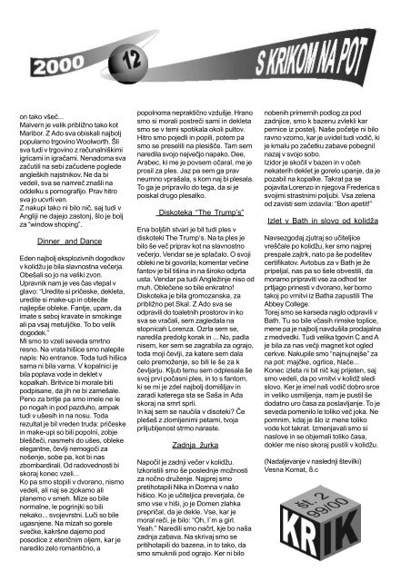 Krik 2 - osnovna Å¡ola Franceta PreÅ¡erna Kranj