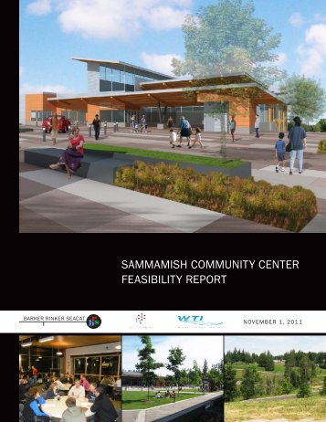 sammamish community center feasibility report - City Of Sammamish