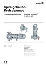 SpiralgehÃ¤use- Kreiselpumpe - ALLWEILER Service-Portal