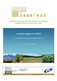 A generic template for FSSIM - Seamless