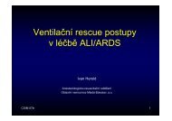VentilaÄnÃ­ rescue postupy v lÃ©ÄbÄ ALI/ARDS
