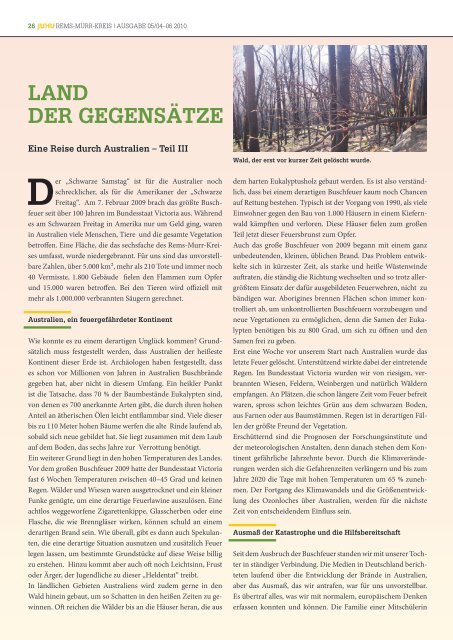 heft 05 | 04 – 06 / 2010 - jUHU – das junge Magazin für Seniorenkultur