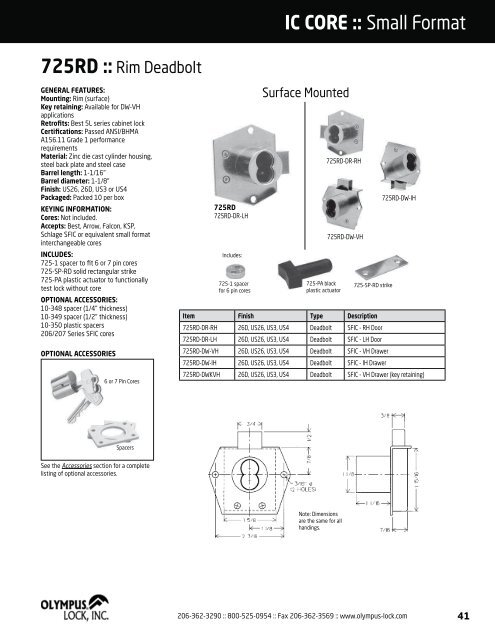 PRODUCT CATALOG - Serrubec Inc.