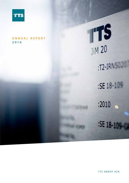 Director S Report For 2010 Tts Group Asa