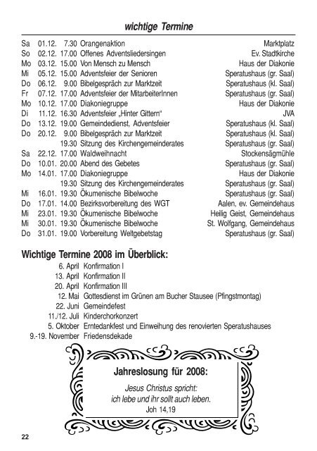 Dezember ('07) - Januar ('08) - Evangelische Kirchengemeinde ...