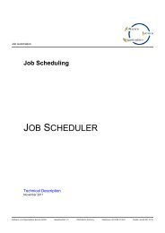 1 Configuring the Job Scheduler - SOS-Berlin