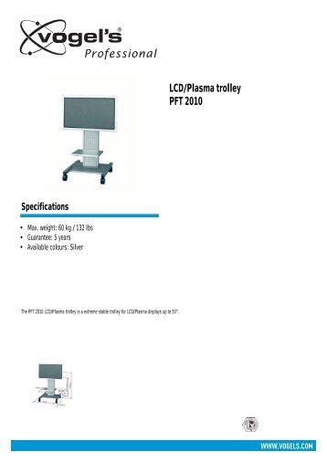 LCD/Plasma trolley PFT 2010 - LCD Ã©s plazma TV diszkont