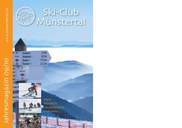 Ski Club Heft 2009.pdf - SC Münstertal