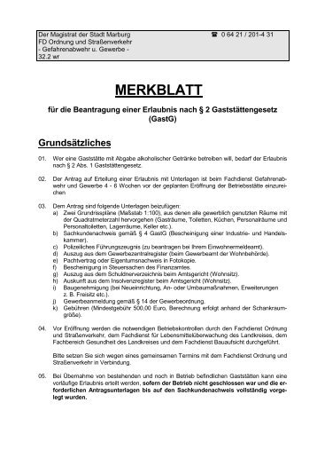 MERKBLATT