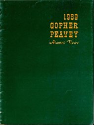 Gopher Peavey 1969 - Department of Forest Resources - University ...